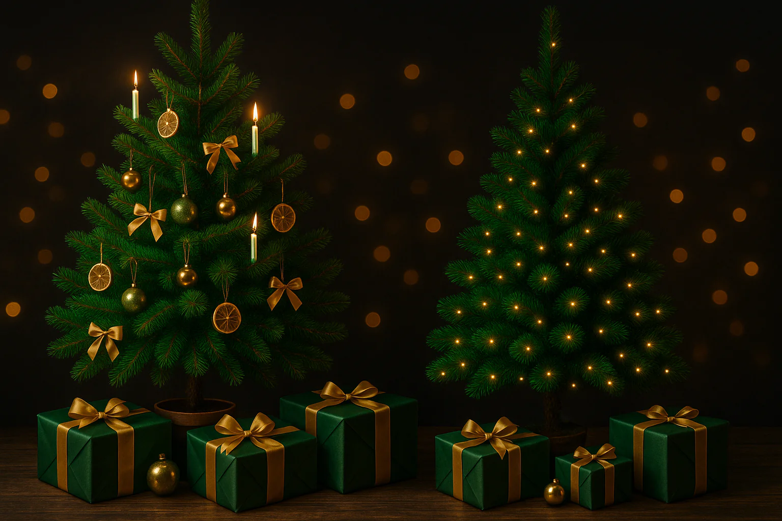 Echter oder künstlicher Weihnachtsbaum?